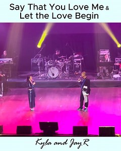 423K views · 16K reactions | Kyla and JayR - Say That You Love Me / Let the Love Begin ( Back In Time Concert ) | Jay R | Facebook