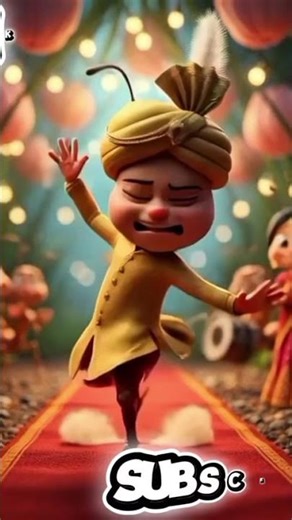 Animal Bride Groom Entry 😍💍 | Funny & Emotional #DesiWeddingToons#AnimalWedding#CartoonShaadi#shorts