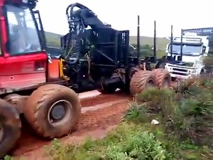 65K views · 674 reactions | Helping the log truck | Forestry Equipment in Action | Facebook