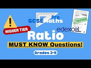TOP 6 MOST REPEATED RATIO EDEXCEL EXAM QUESTIONS FOR HIGHER TIER | GCSE Maths Pro