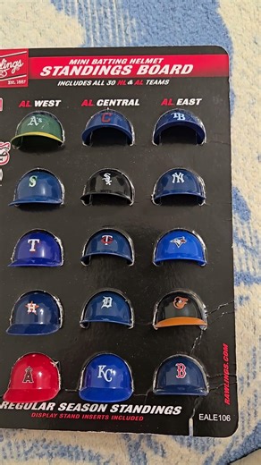 Weekly update of American League Standings for May 19, 2026