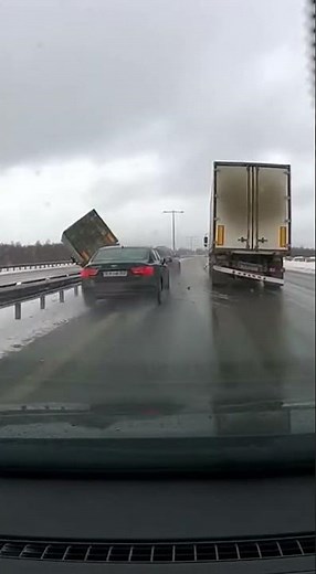 Shocking Highway Crash Caught on Dashcam in Russia!