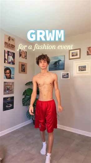 Fabrice Ouellet on Instagram: "GRWM for a fashion event with @saltmurphy ! In love with this set ❤️ #fashion #grwm"