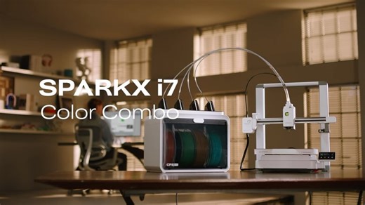 Creality on Instagram: "Introducing the SPARKX i7, an entry-level lifestyle 3D printer! - AI CubeMe: Transform your photos into breathtaking 3D prints effortlessly. -Instant Setup: Unbox and start printing in just minutes. - Quick Fixes: Enjoy hassle-free component swaps in mere minutes. - Eco-Friendly Multicolor: Minimize filament waste with smart technology. - Stunning Quality: Achieve smooth, precise prints every time. - Stylish Design: Featuring eye-catching, functional RGB lighting. 🔥 Orde