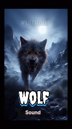 Angry wolf growling and howling 🐺 #wolf #wolfsounds #animalsounds #wildanimals #shortsfeed #shorts