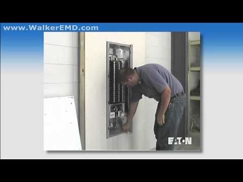 Eaton Cutler-Hammer EZ Trim Panelboard demo