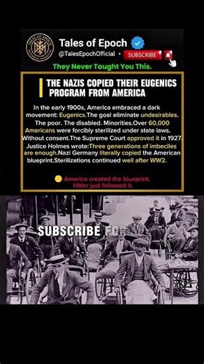 60,000 Americans Forcibly Sterilized — And The Supreme Court Approved It #shorts