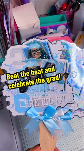 Custom Graduation Fans for Outdoor Ceremonies & Parties