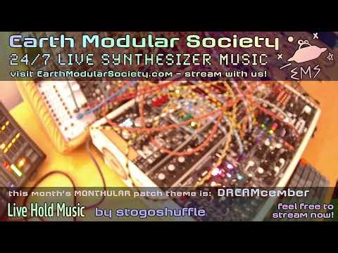 Live modular synthesizer performances 24/7 with Earth Modular Society