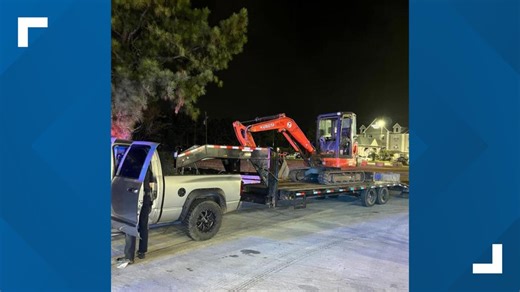 Authorities say he stole a mini-excavator, listed it on Facebook marketplace. Then, the sheriff responded to the ad