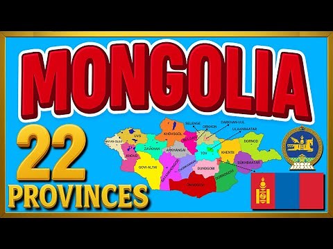 Mongolia Map Explained 🇲🇳 | 22 Provinces of Mongolia #mongolia