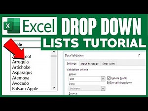 How To Make A Drop Down List On Excel | 2025
