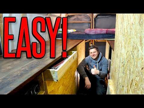 Komplettausbau STEALTH CAMPER (alle Möbel unter 709€) Teil 2/4