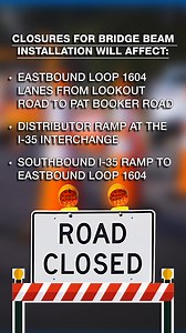 Multiple night closures have been scheduled starting Thursday as part of the Interstate 35 Northeast Expansion Project, according to the Texas Department of Transportation. DETOUR DETAILS: https://www.ksat.com/news/local/2025/05/29/multiple-night-closures-scheduled-this-week-for-i-35-northeast-expansion-project-txdot-says/?utm_source=facebook&utm_medium=social&utm_campaign=snd&utm_content=ksat12 | KSAT 12 & KSAT.com
