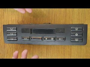 BMW climate control DOES NOT TURN ON, climate control fault
