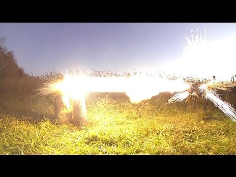 EM Railgun Metal Vapor/Plasma Explosion. Launch #2