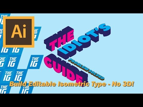 The Best Way to Build Editable Isometric Type - NO 3D