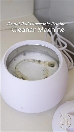 Zima Dental Pod Ultrasonic Retainer Cleaner | Easy Cleaning for Retainers & Aligners