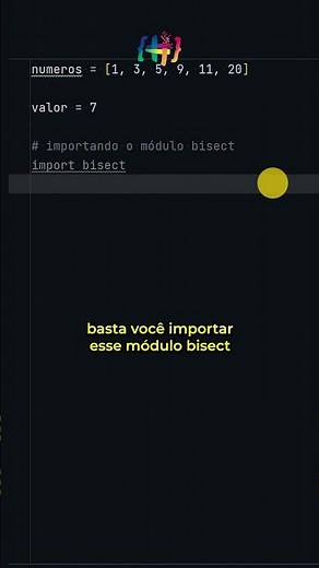 Using bisect in Python | #shorts