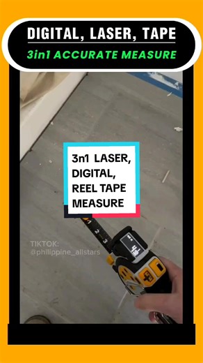 3 en 1 Medidor Láser con Pantalla LCD y Memoria