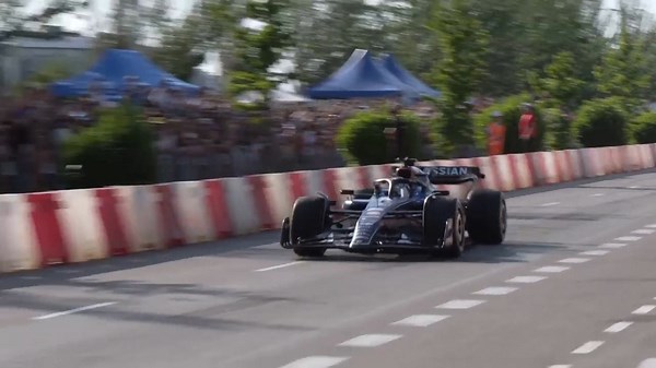 Carlos Sainz takes Williams for spin on stretch on future Madrid F1 circuit