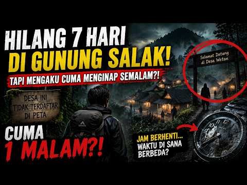 A climber was missing for 7 days on Mount Salak, but said he only stayed one night and never retu...