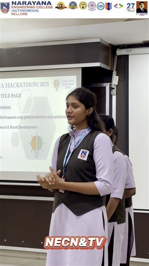 Hackathon-SIH-2025@ NECN(Narayana Engineering College,#nellore ‪@necn.institution‬ #smart #hackathon
