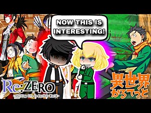 Isekai Quartet React to Subaru Natsuki || Re:Zero || Part 4&5 || Gacha React ||