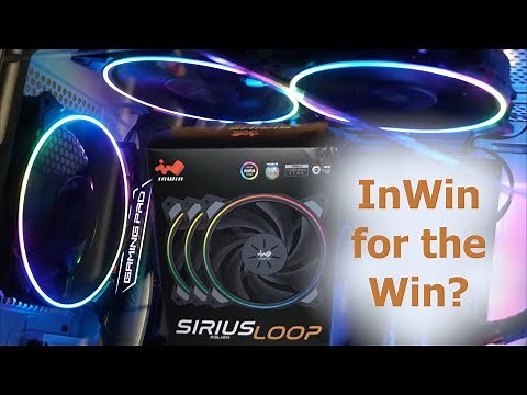InWin Sirius loop ASL120 RGB fan unboxing installation review