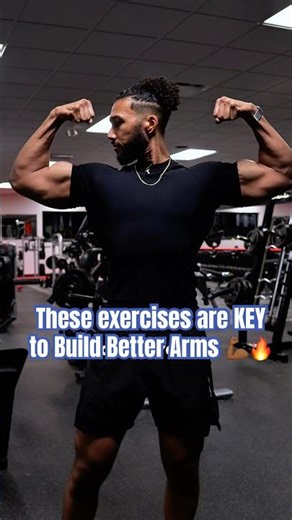 These exercises are KEY to Building Better Arms... #armworkout #gym #workout #fitness #fitnesstips