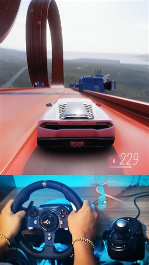 🔥 Lamborghini Huracán on a Hot Wheels track in Forza Horizon 5