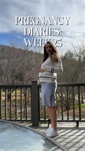 Liz | Toddler Tips • SAHM Life • Product Recs on Instagram: "I will never get over how strange my belly button looks in pregnancy. This time around it’s hit the “flat” phase so much earlier than it did with my first pregnancy… does that mean it’s about to fully pop?! Pregnancy really keeps you on your toes. #25weekspregnant #pregnancydiaries #secondtrimester"