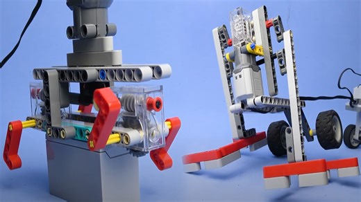 Watch LEGO Machines Come to Life with Walking Mechanisms