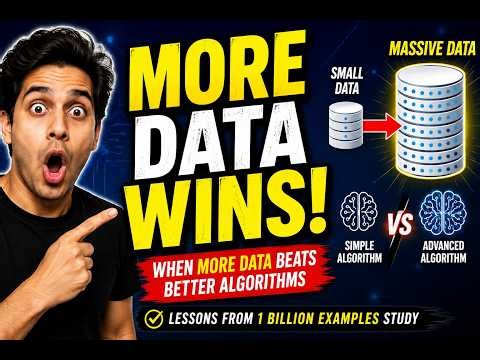 More Data vs Better Algorithms in Machine Learning