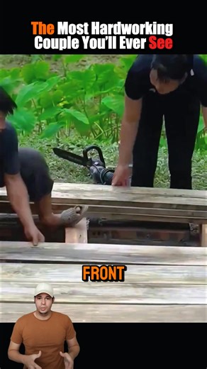 The Most Hardworking Couple You’ll Ever See #DIYBridge #CoupleGoals #HardWorkPaysOff #AmazingCraftsmanship #Respect | Tips of the Day