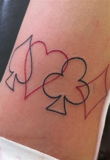 Life’s a Gamble Get a Tattoo 🎲🎱 #gambler #poker #tattoos #aces #spades