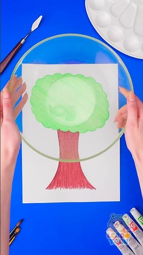 🎨 Easy Sponge Art Magic! Let’s Make a Cute Butterfly 🧽 #KidsLearning #DIY