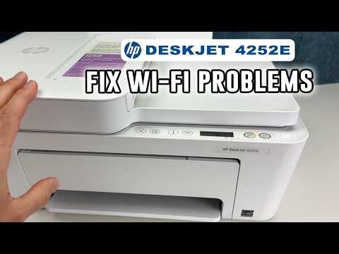 HP Deskjet 4252e : How to Fix Wi-Fi Problems