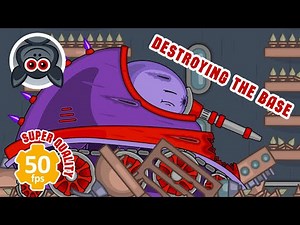 Destroying the Invader's Base. "Space Invaders". Tank animation