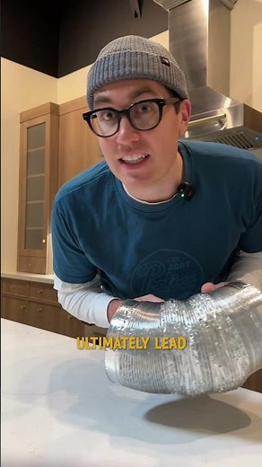 Myth vs. Fact! Is it OK to use flexible duct for range hood? #rangehood #kitchen #kitchenappliance