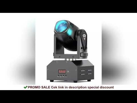 U'King 100W Beam Moving Head Light Mini RGBW 4IN1 LED Beam Stage Light DMX512 Sound Activated Effect