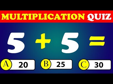 Can you guess the MULTIPLICATION Table QUIZ? #quiz #quizgames #trivia #puzzle
