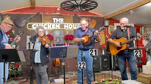 Practicing Christmas song, Christmas Time’s A Coming, for our Christmas Singing on Saturday Night. | The Gospel Chicken House