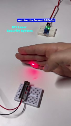 arduiNote on Instagram: "Simple DIY Laser Security System with LDR Resistors and Arduino #arduino #electronics #engineering #technology #electrician"