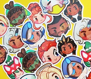 Overwatch - Support Stickers - Etsy