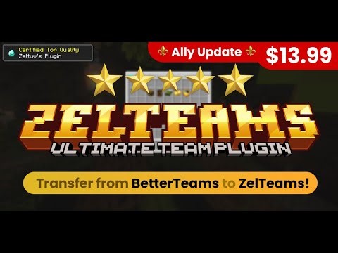 The Best Teams Plugin in Minecraft! | Premium Plugins
