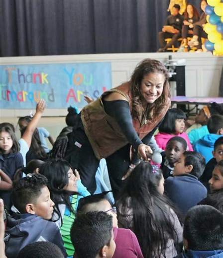 When the DADA Lec Dem Crew enters the building 🔥 Each year, DADA serves thousands of children in Los Angeles County by bringing dance education into schools free of charge. Through engaging commentary and interactive exercises, participants are introduced to the history of dance techniques and movement. #nonprofitsoftiktok #entrances #dancetok #debbieallendanceacademy #communitylove