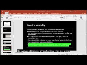 CTG: Variability Part 3