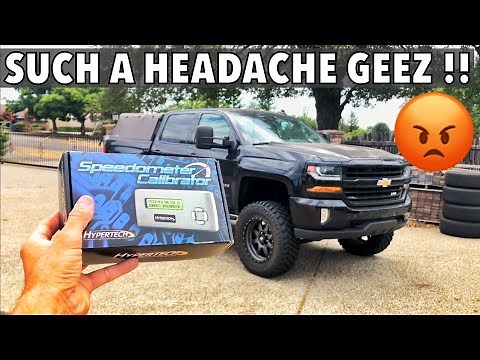 2017 Silverado - Speedometer Calibrator Install for 35" tires set up