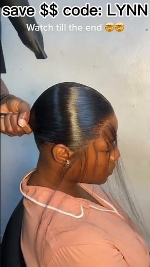 😼Invisible Double Lace Frontal Ponytail | Extended Ponytail Tutorial | Sleek Back Pony #Elfinhair